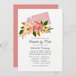 Convites Chá de panela de flor selvagem por e-mail