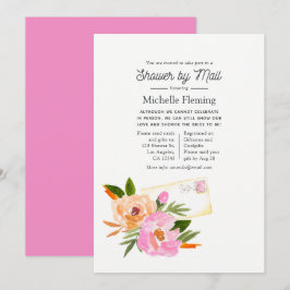 Convites Chá de panela de flor selvagem por e-mail