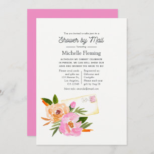 Convites Chá de panela de flor selvagem por e-mail