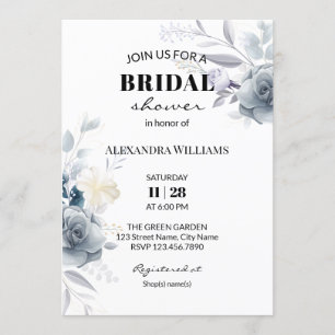 Convites Chá de panela de Flores de Água