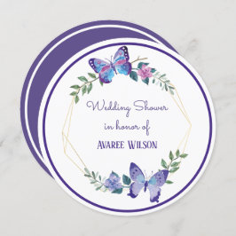 Convites Chá de panela de Flores de Aquarelas