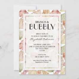 Convites Chá de panela de Folhas Secas de Brunbble