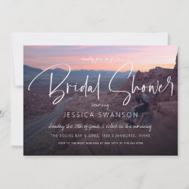 Convites Chá de panela de Foto Chic sofisticado