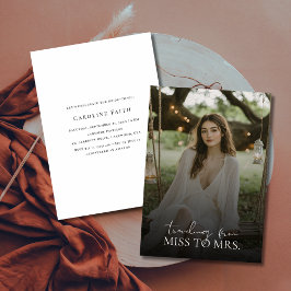 Convites Chá de panela De Foto Da Sra. Overlay