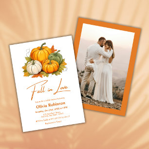 Convites Chá de panela de Fotografias de Pumpkin Russo no A