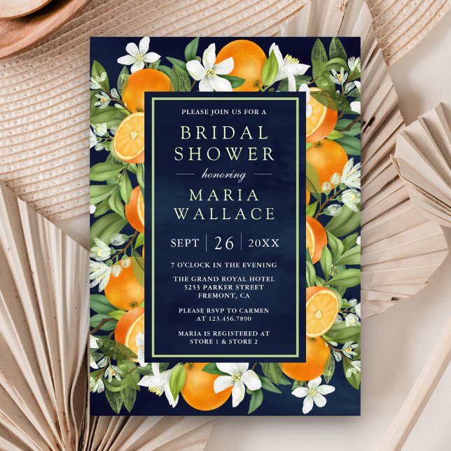 Convites Chá de panela de Fotografias do Marinho Laranja Ta (Criador carregado)