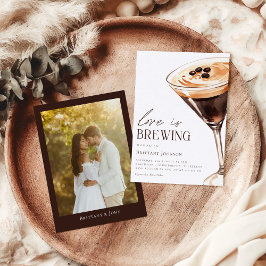 Convites Chá de panela de fotos Espresso Martini