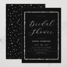 Chá de panela de Frame Glitter de Disjuntor Modern