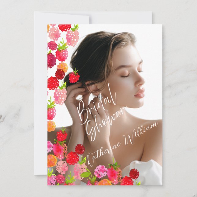 Convites Chá de panela de Fruta doce e suculenta (Frente)