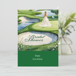 Convites Chá de panela de Golfe