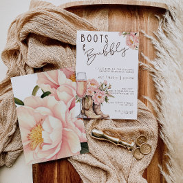 Convites Chá de panela de inicialização e borboleta