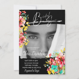 Convites Chá de panela de Jardim de Portas Petal