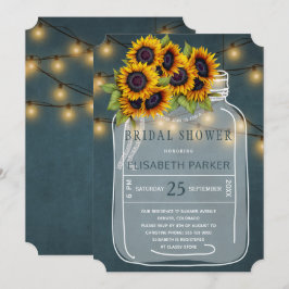 Convites Chá de panela de jarro amarelo-claro