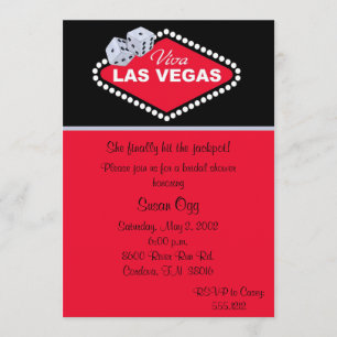 Convites Chá de panela de Las Vegas