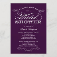 Chá de panela de legância de costura - Roxo