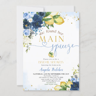 Convites Chá de panela de limão