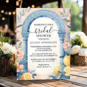 Convites Chá de panela de Limão da Fruta de Diversão de Arr