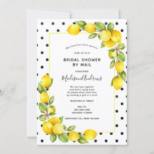 Convites Chá de panela de Limão de Aperfeiçoamento Princ