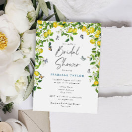 Convites Chá de panela de limão de citrinos