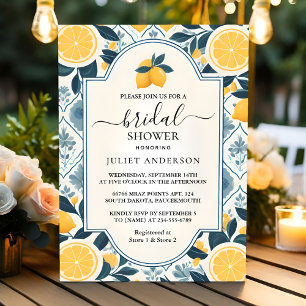 Convites Chá de panela de Limão do Limão de Diversão da Com