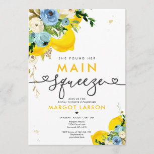Convites Chá de panela De Limão Ela Encontrou Seu Comboio P