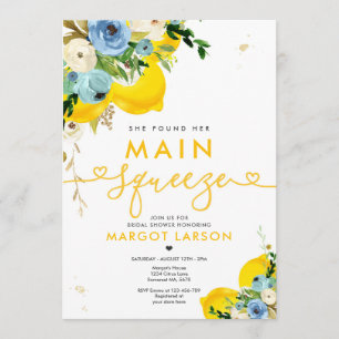 Convites Chá de panela De Limão Ela Encontrou Seu Comboio P