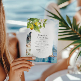 Convites Chá de panela de Limão Italiano da Costa Amalfi