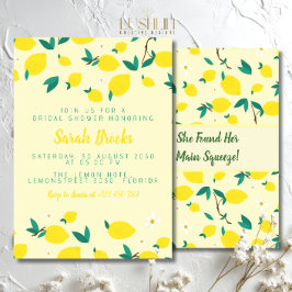 Convites Chá de panela de limões