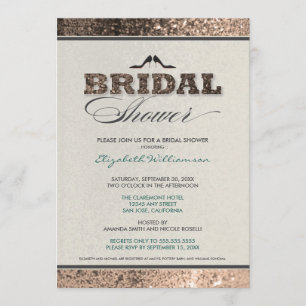 Convites Chá de panela de Lixo (champanhe)