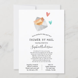 Convites Chá de panela de longa distância por e-mail