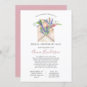 Convites Chá de panela de longa distância por e-mail