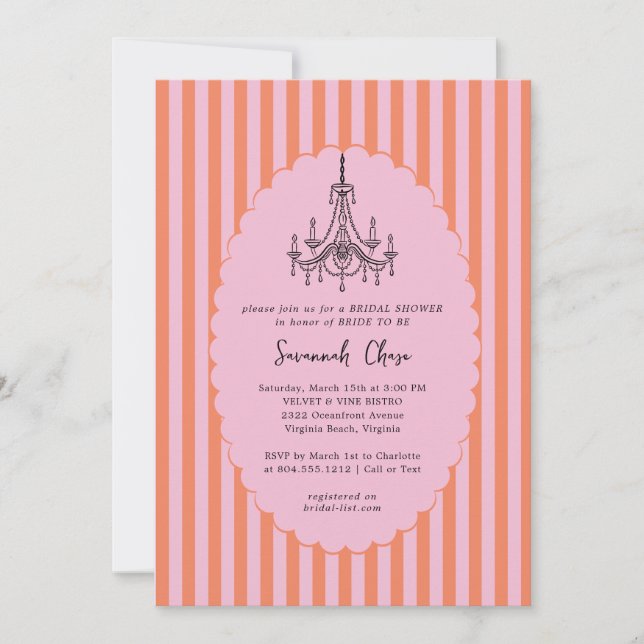 Convites Chá de panela De Mão Branca Moderna (Frente)