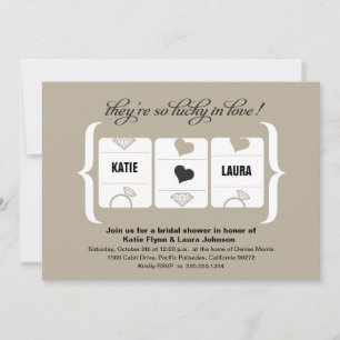 Convites Chá de panela de Máquina de Slot