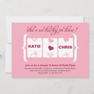 Convites Chá de panela de Máquina de Slot