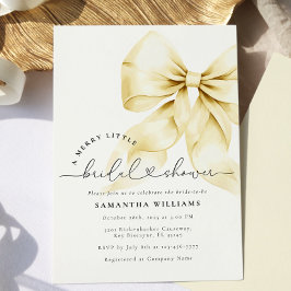 Convites Chá de panela de Natal Dourado