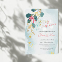 Convites Chá de panela de Natal Russo - Férias de inverno G