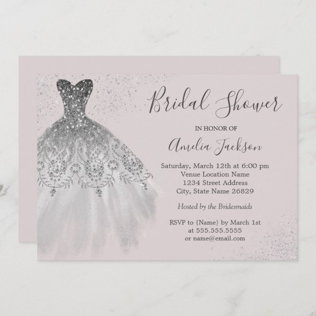 Convites Chá de panela de palhaço de casamentos cor-de-rosa (Frente/Verso)