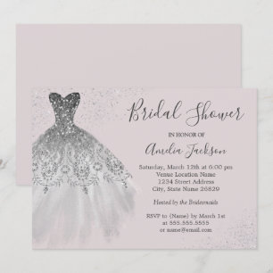 Convites Chá de panela de palhaço de casamentos cor-de-rosa