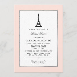 Convites Chá de panela de Paris Elegance
