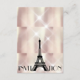 Convites Chá de panela de Paris Personalizado por VIP de Co