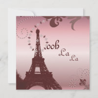 Chá de panela de paris vintage em torre francesa e