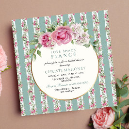 Convites Chá de panela de Partido Floral do Love Shack Fian