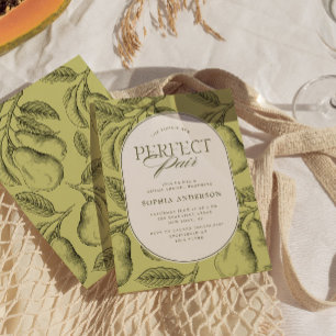 Convites Chá de panela de Pear de Imagem Perfeita