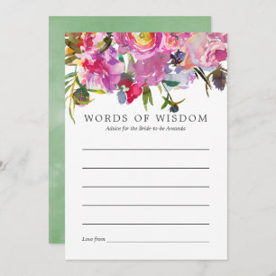 Convites Chá de panela de Peonies Rosa Vintage - Conselho