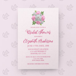 Convites Chá de panela de Peony Buquê