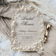 Chá de panela de Pérolas de Pastel Elegante