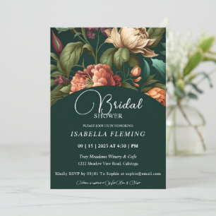 Convites Chá de panela de Petais da Flor