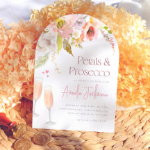 Chá de panela de Petals & Prosecco Floral Arch