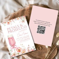 Chá de panela de pinos de código QR e pincel Prose
