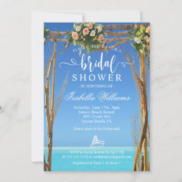 Convites Chá de panela de Portas de Casamento Floral Summer